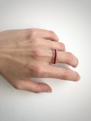 Salvia – Handmade Beaded Ring