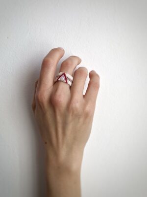 Grace – Handmade Beaded Ring